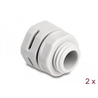 DeLOCK Delock Ventilation Plug M12 grey 2 pcs