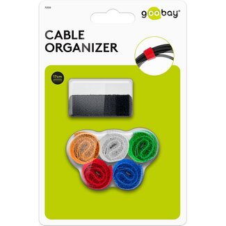 Goobay Goobay Cable Management Set with Hook-and-Loop Fastener