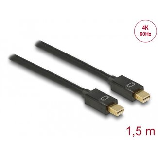 DeLOCK Delock Cable Mini DisplayPort 1.2 male > Mini DisplayPort male 4K 60 Hz 1.5 m