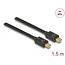 Delock Cable Mini DisplayPort 1.2 male > Mini DisplayPort male 4K 60 Hz 1.5 m