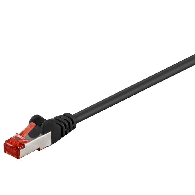 Goobay CAT 6 Patch Cable, S/FTP (PiMF), black 3 m