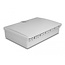 Delock Fiber Optic Distribution Box for indoor and outdoor IP55 waterproof lockable 6 port grey
