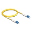Delock Optical Fiber Cable LC Duplex to LC Duplex singlemode OS2 angled 3 m