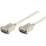 Goobay D-SUB 9-Pin Connector Cable, Female/Female, Serial Null Modem 2 m