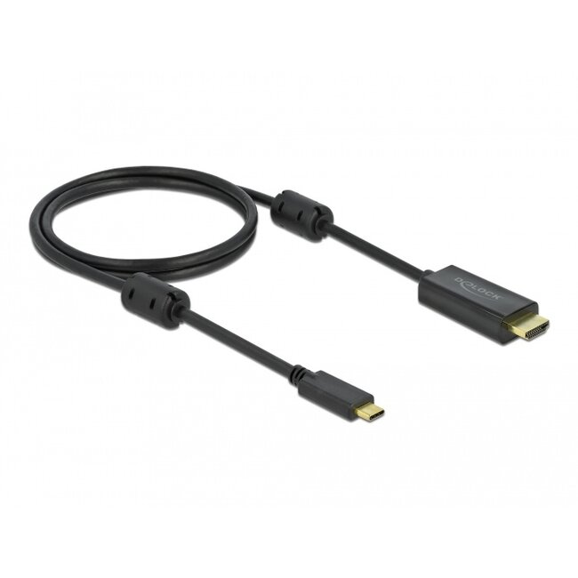 Delock Active USB Type-C™ to HDMI Cable (DP Alt Mode) 4K 60 Hz 1 m