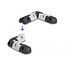 Delock Cable holder self-adhesive modular set 9 pieces black / grey