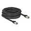 Delock RJ45 Network Cable Cat.6A U/FTP ultra flexible with inner metal jacket 10 m black
