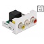 Delock Easy 45 Module 3 x RCA female to RJ45 female port 22.5 x 45 mm
