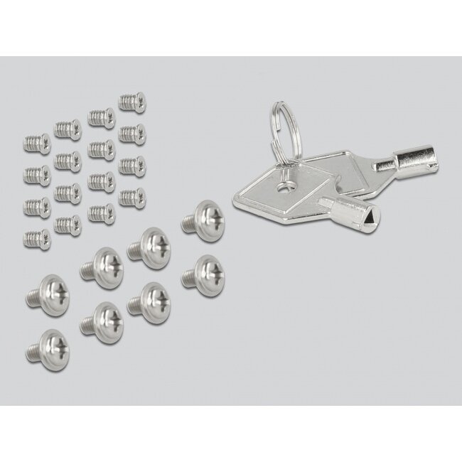 Delock 5.25″ Mobile Rack for 4 x 2.5″ U.2 NVMe SSD with lockable Trays