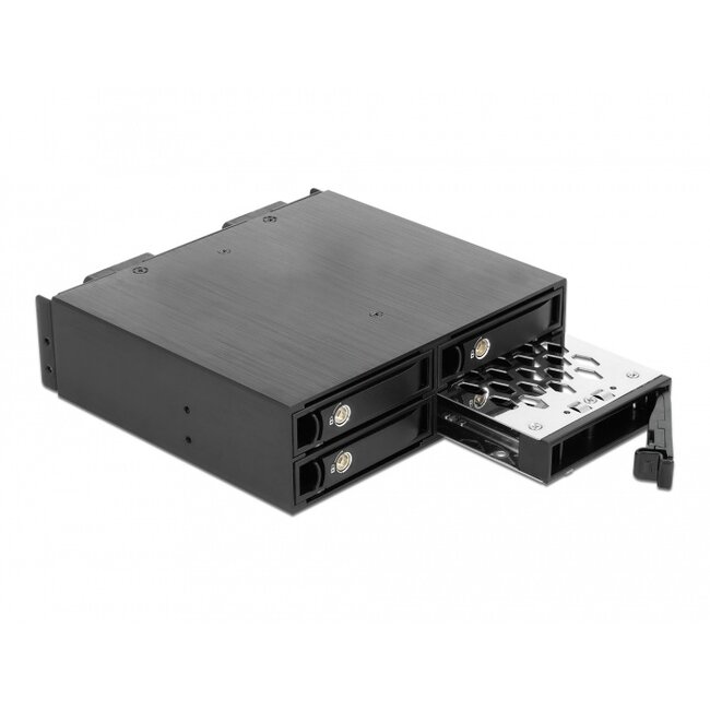 Delock 5.25″ Mobile Rack for 4 x 2.5″ U.2 NVMe SSD with lockable Trays
