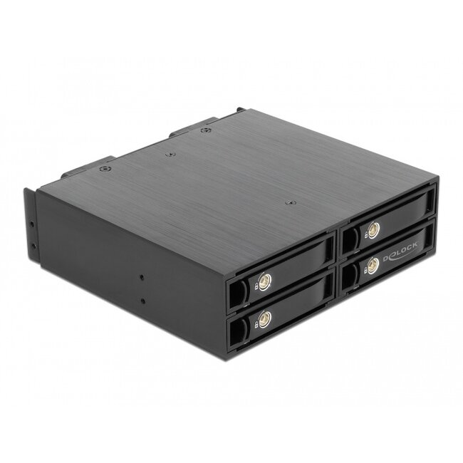 Delock 5.25″ Mobile Rack for 4 x 2.5″ U.2 NVMe SSD with lockable Trays