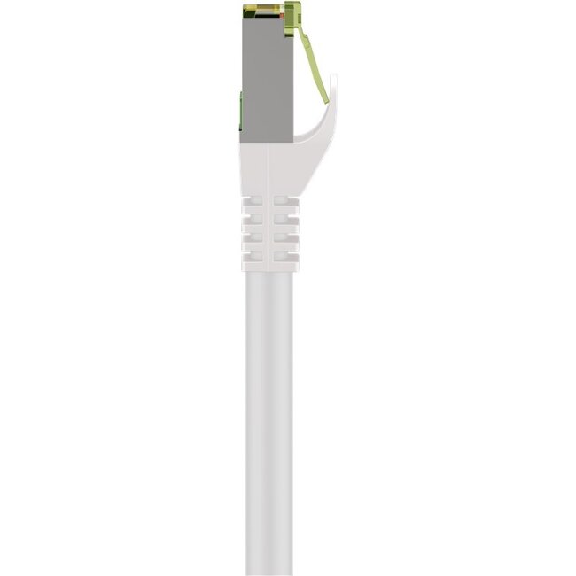 Goobay GHMT-certified CAT 8.1 S/FTP Patch Cord, AWG 26, white 3 m