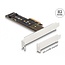 Delock PCI Express x4 Card to 1 x internal NVMe M.2 Key M 110 mm - Low Profile Form Factor