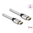 Delock Ultra High Speed HDMI Cable 48 Gbps 8K 60 Hz silver 3 m certified