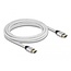 Delock Ultra High Speed HDMI Cable 48 Gbps 8K 60 Hz silver 3 m certified