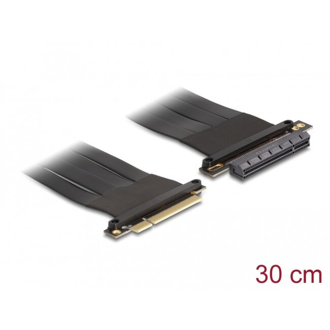 Delock Riser Card PCI Express x8 male to x8 slot with cable 30 cm