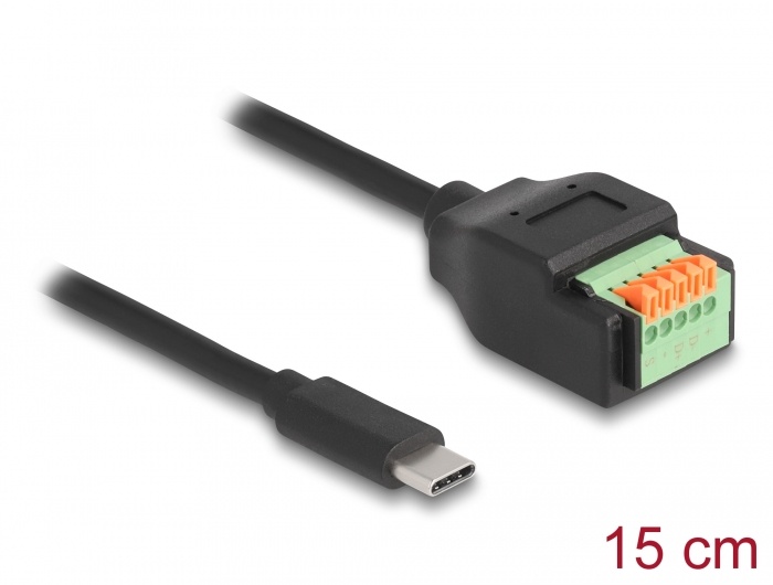 DeLOCK 66066 USB-kabel 0,15 m USB 2.0 USB C Zwart