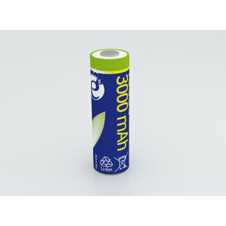 Energenie Lithium-ion 18650 batterij, beveiligd, 3350mAh