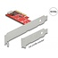 Delock PCI Express x4 Card to 1 x internal OCuLink SFF-8612 - Low Profile Form Factor