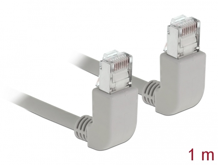 DeLOCK 1m Cat.5e SFTP. Snoerlengte: 1 m, Kabel standaard: Cat5e, Kabelafscherming: S/FTP (S-STP), Aansluiting 1: RJ-45, Aansluiting 2: RJ-45