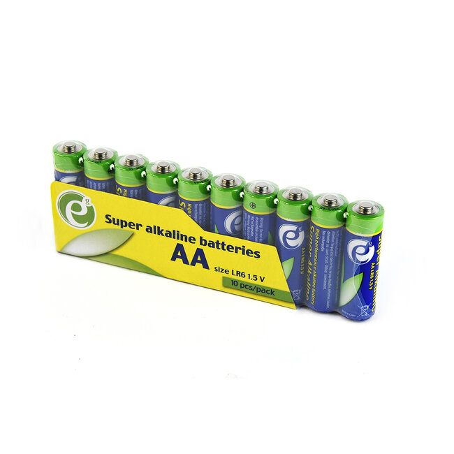 Super alkaline AA batteries, 10-pack