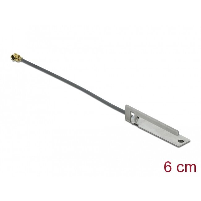 Delock WLAN 802.11 b/g/n Antenna I-PEX Inc., MHF® I plug 3 dBi 6 cm PIFA 805 internal
