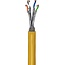 Goobay GHMT-certified CAT 8.1, S/FTP (PiMF), Network Cable yellow 25 m