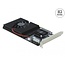 Delock PCI Express x8 / x16 Card to 4 x internal NVMe M.2 Key M