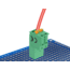 Delock Terminal block set for PCB 2 pin 5.08 mm pitch vertical
