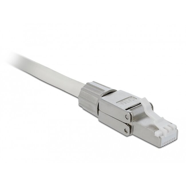 Delock RJ45 plug Cat.6A STP toolfree