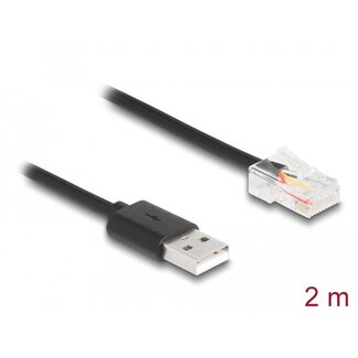 DeLOCK Delock UPS Communication Cable USB 2.0 Type-A to USB RJ50 2 m