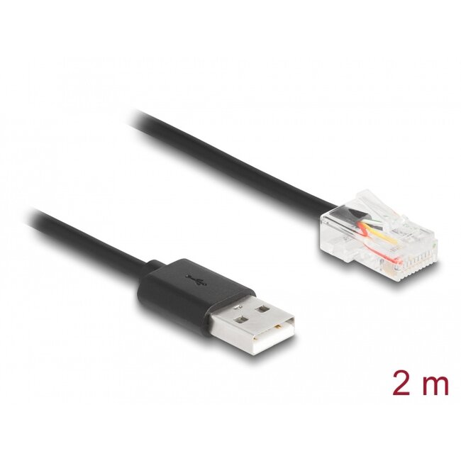 Delock UPS Communication Cable USB 2.0 Type-A to USB RJ50 2 m