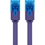 Goobay CAT 6A Flat Patch Cable U/UTP, violet 2 m