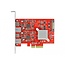 Delock PCI Express x4 Card to SuperSpeed USB 10 Gbps with 2 x USB Type-A and 2 x USB Type-C™ - Dual Channel