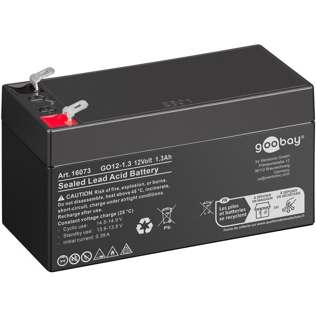 Goobay GO12-1,3 (1300 mAh, 12 V)