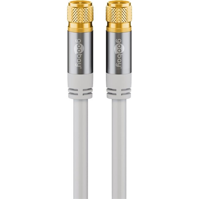 Goobay SAT Antenna Cable (135 dB), 4x Shielded 10 m