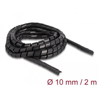 DeLOCK Delock Spiral Hose flexible 2 m x 10 mm black