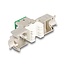Delock Keystone Modul RJ45 jack to LSA Cat.6A toolfree green set 10 pieces