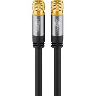 Goobay Goobay SAT Antenna Cable (135 dB), 4x Shielded 2 m