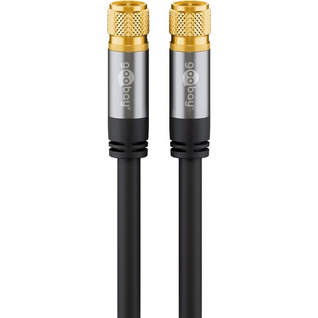 Goobay SAT Antenna Cable (135 dB), 4x Shielded 2 m