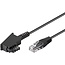 Goobay TAE-F Cable for DSL/VDSL 1 m