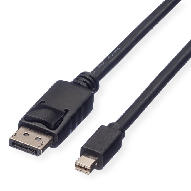 ROLINE DisplayPort kabel, DP M - Mini DP M, zwart, 2 m