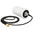 Delock WLAN 802.11 ac/a/h/b/g/n Antenna SMA plug 1.4 - 3.0 dBi omnidirectional with connection cable ULA100 1 m white outdoor