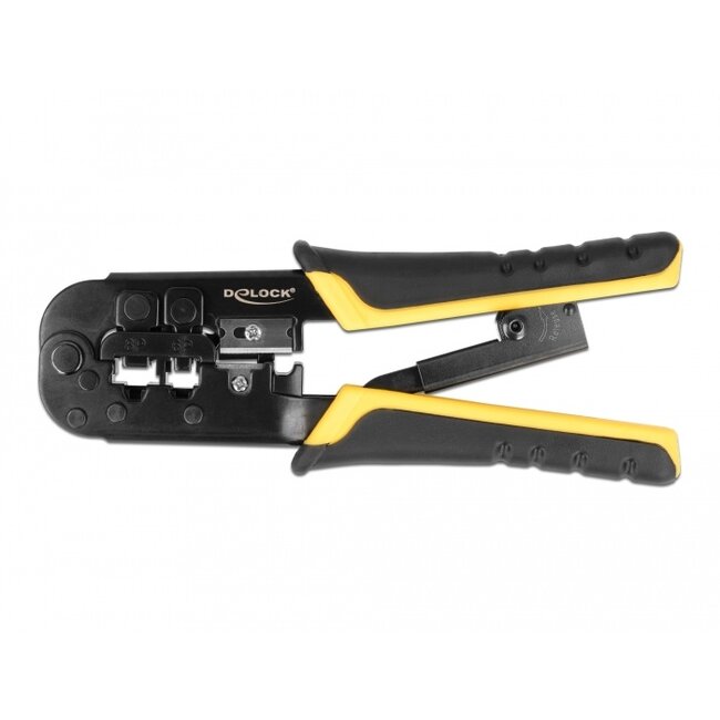 Delock Universal Crimping Tool with wire stripper for 8P (RJ45) or 6P (RJ12/11) plugs