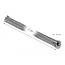 Delock Braided Sleeve with zip fastener heat-resistant 1 m x 20 mm grey