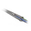 Delock Braided Sleeve with zip fastener heat-resistant 1 m x 20 mm grey