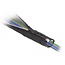 Delock EMI Shielding braided sleeve with zip heat resistant 1 m x 25 mm black