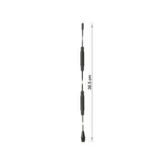 DeLOCK Delock TETRA Antenna 450 - 470 MHz M6 Inner thread 5 dBi 36.6 cm omnidirectional fixed screw mounting outdoor black