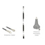 Delock TETRA Antenna 450 - 470 MHz M6 Inner thread 5 dBi 36.6 cm omnidirectional fixed screw mounting outdoor black