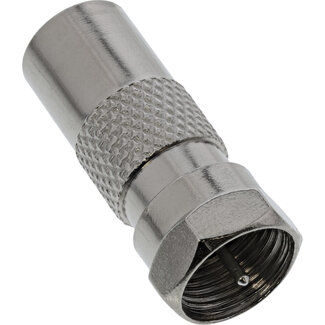 InLine® InLine® Adapter F-Male (SAT) auf IEC-Male (Antenne),